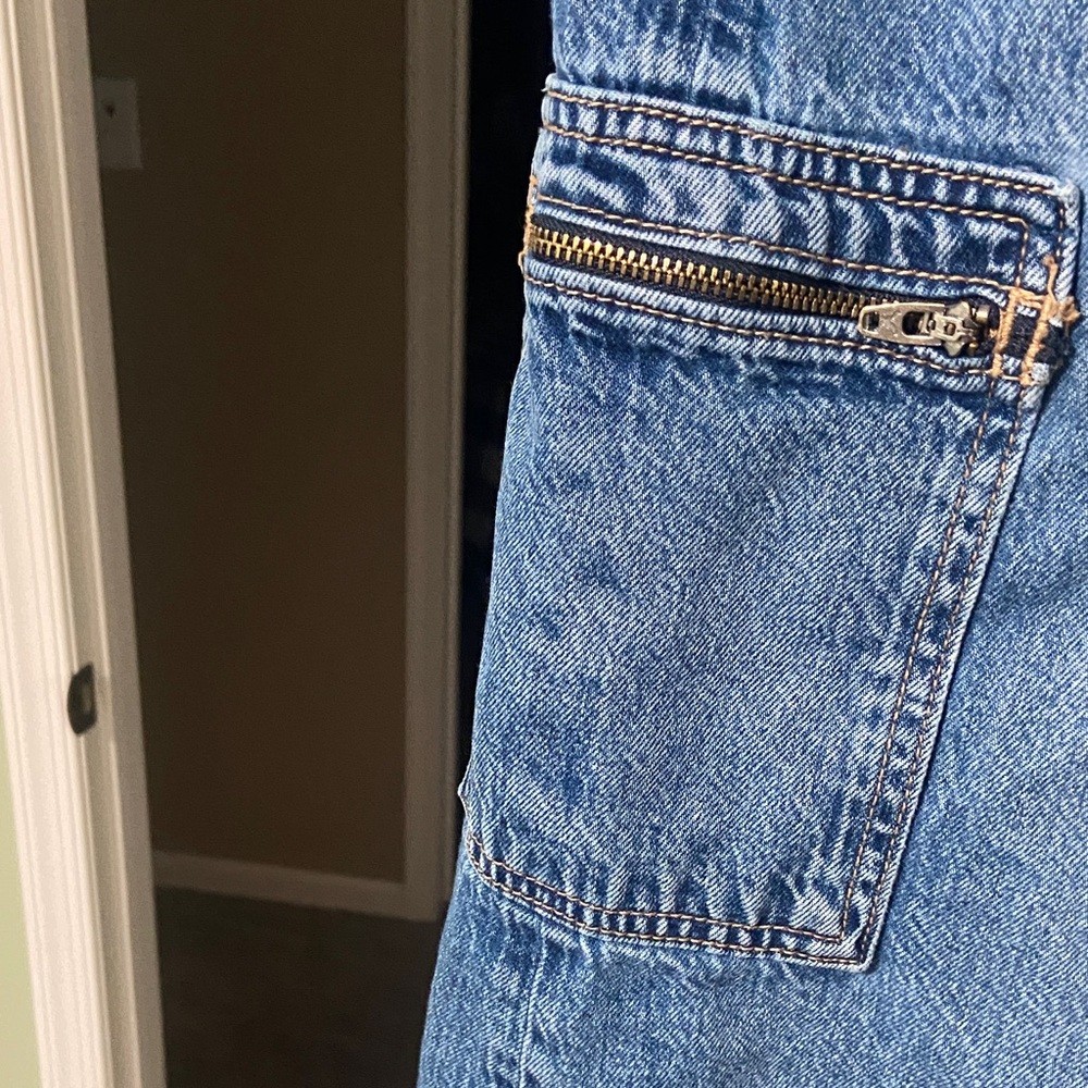 American Eagle Outfitters Blue Denim Maxi Skirt - Picture 2 of 3